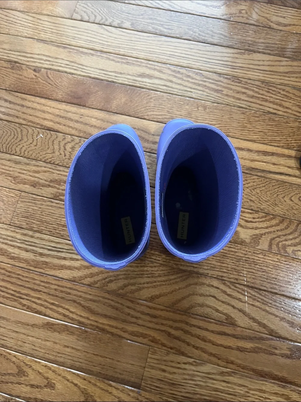 Hunter Kids Purple Rain Boots - Classic Waterproof Design